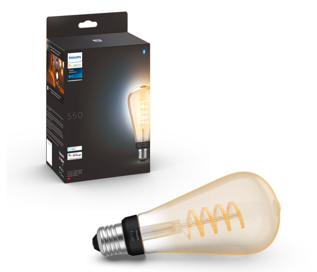 Philips Hue White ambiance Smart Żarówka Filament ST72 E27 8719514301504 - 678464 - zdjęcie